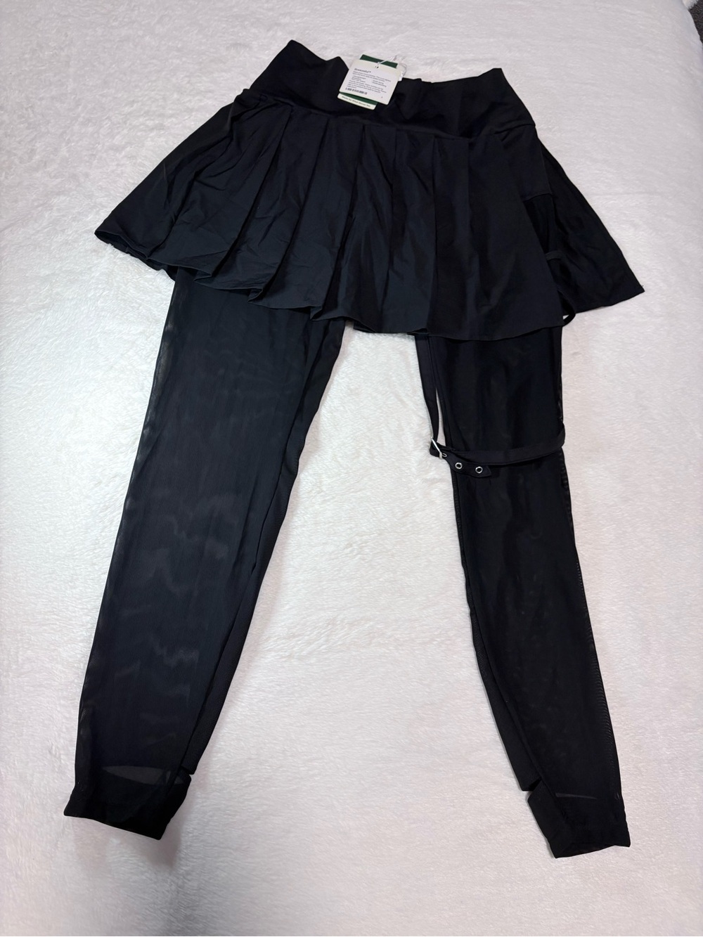 Halara Breezeful Pleated 2-in-1 Mesh Skirt Leggings NWT Size Large Quick Dry - Picture 9 of 13